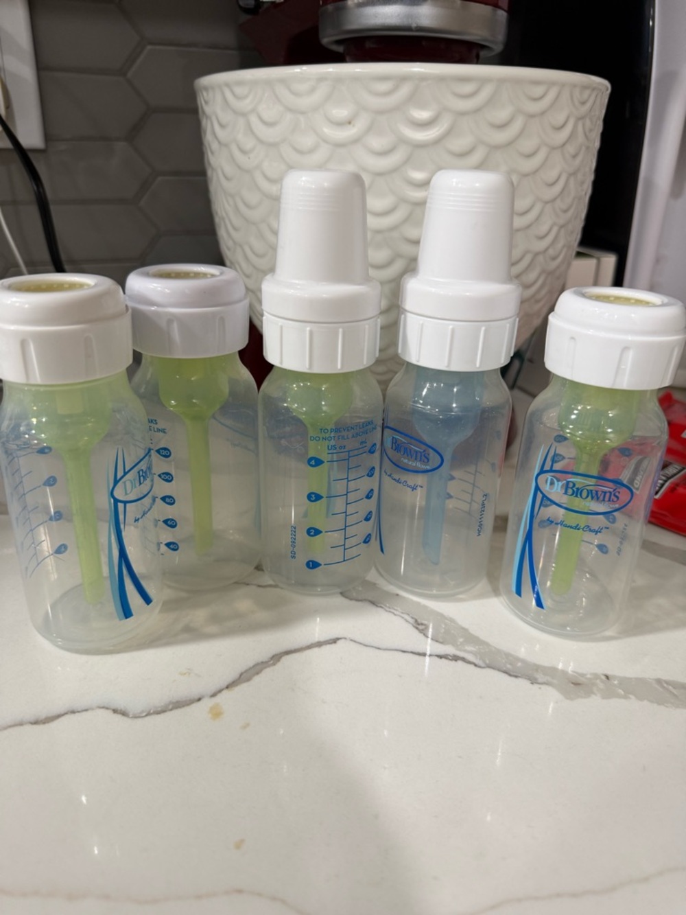 Dr Browns 4oz plastic bottle(Set of 5)